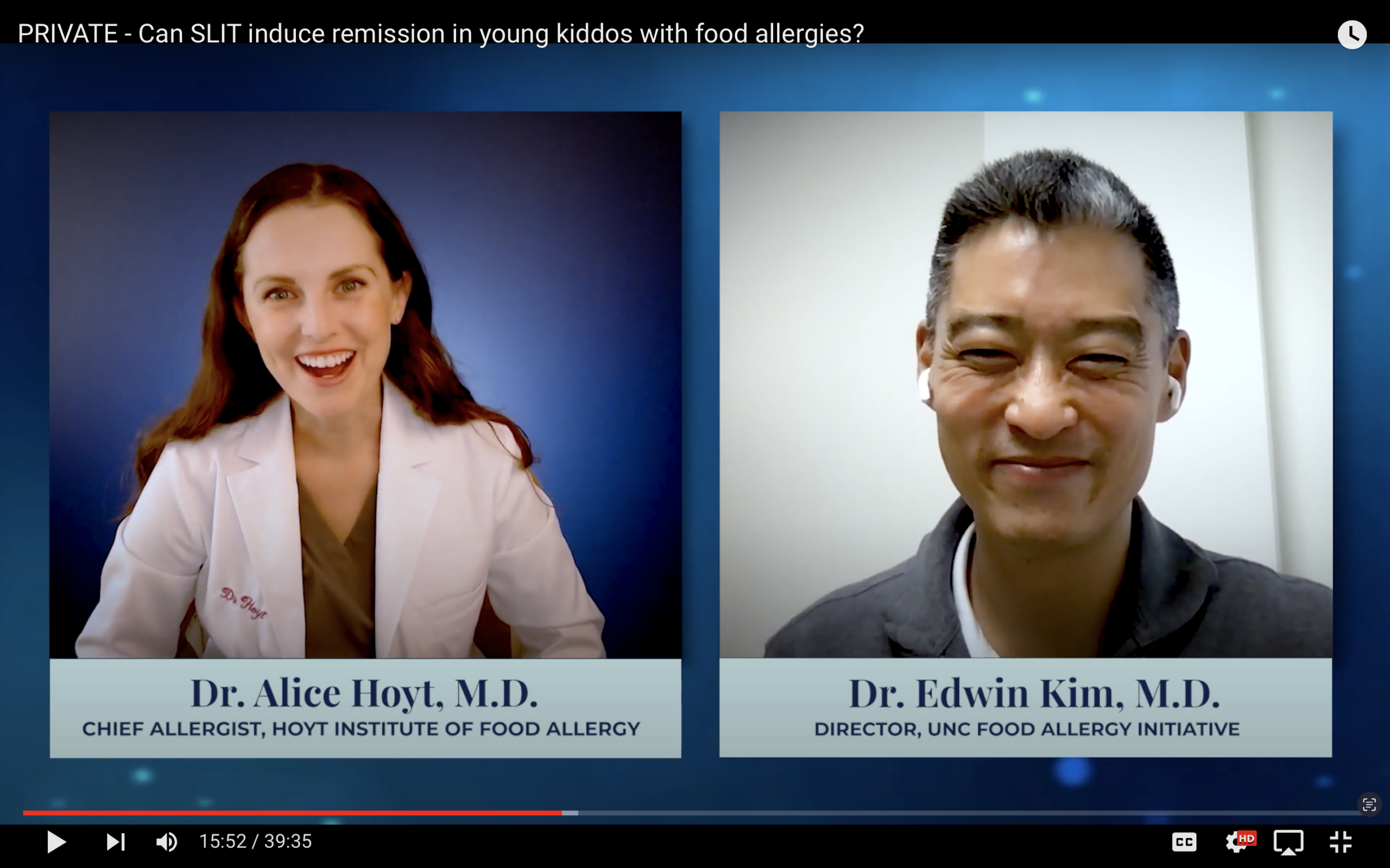 Edwin Kim Can SLIT induce remission in young kiddos with food allergies?